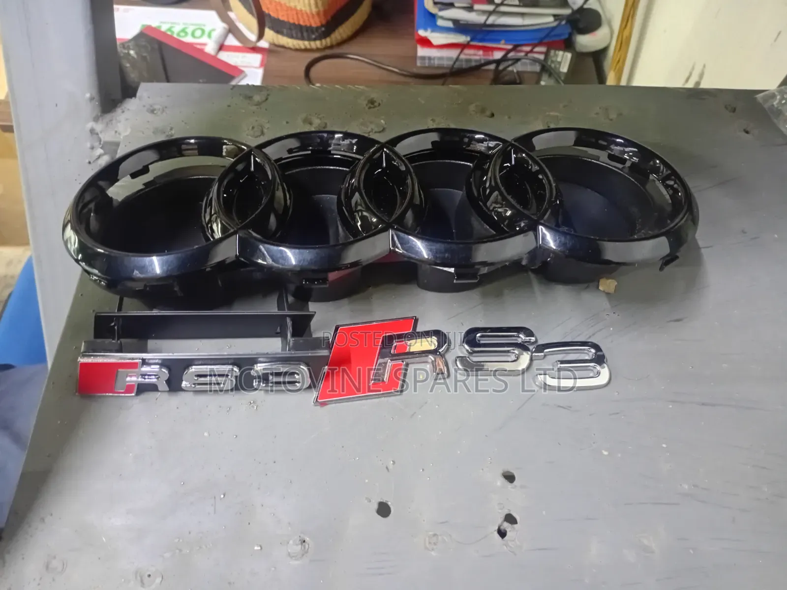 Audi Logos and Rs Emblems