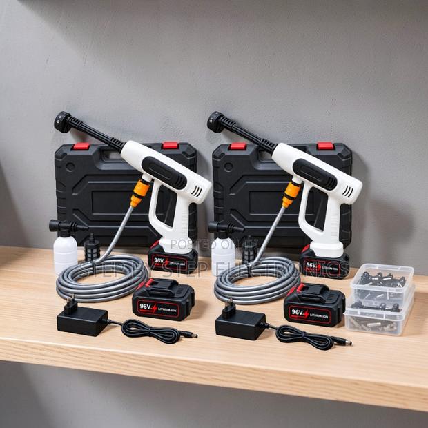 Portable Strong Jet Cordless POWERFUL High Pressure Car Washer Gun