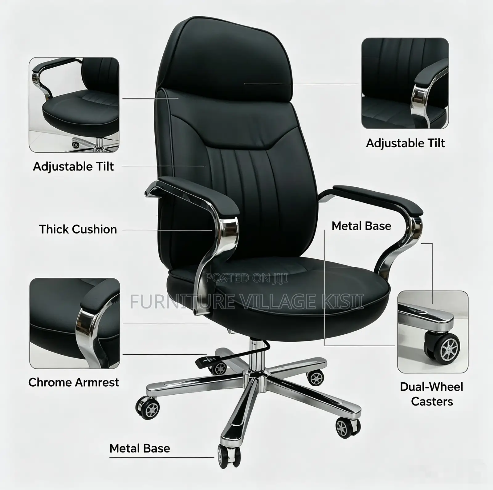 Office Chair; Executive Boardroom Swivel Chair