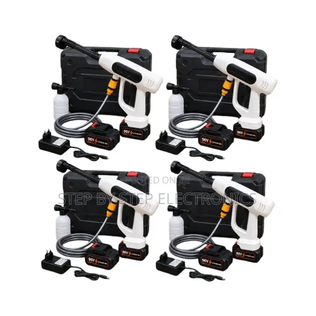 Portable Deep Cleaning Cordless POWERFUL High Pressure Car Washer Gun