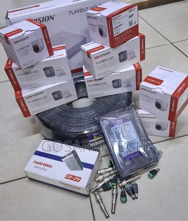 Hikvision 8-Channel 2MP Full CCTV Camera Security System Kit 8 Cameras