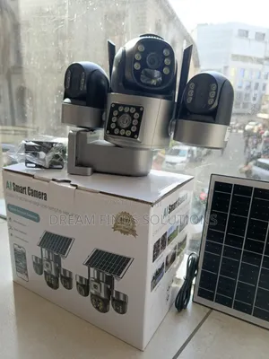 The Apex Eye: Triple-Lens Panoramic Sentinel Solar CCTV Camera