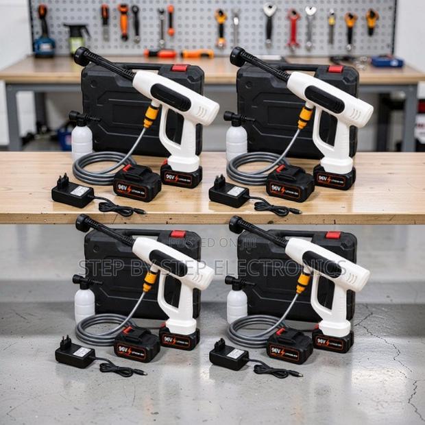 Portable Versatile Cordless POWERFUL High Pressure Car Washer Gun