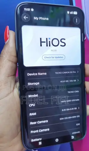 Tecno Camon 50 Pro 256 GB Gray