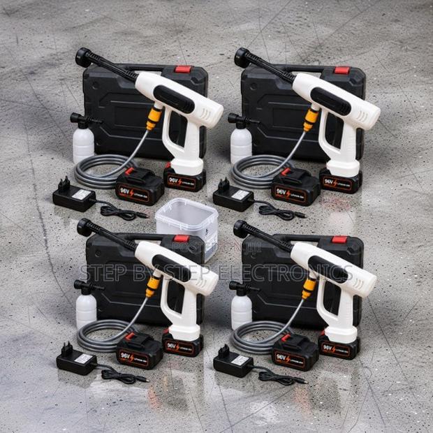 Portable Multi Purpose Cordless POWERFUL High Pressure Car Washer Gun