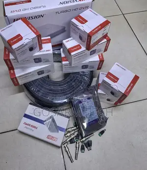 Professional Hikvision 8Channel 8-Camera CCTV Security System
