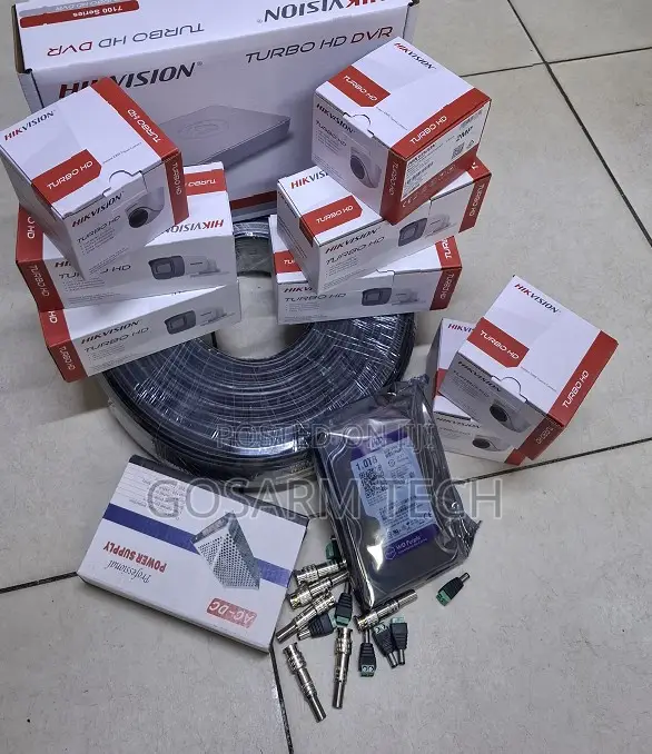 Professional Hikvision 8Channel 8-Camera CCTV Security System