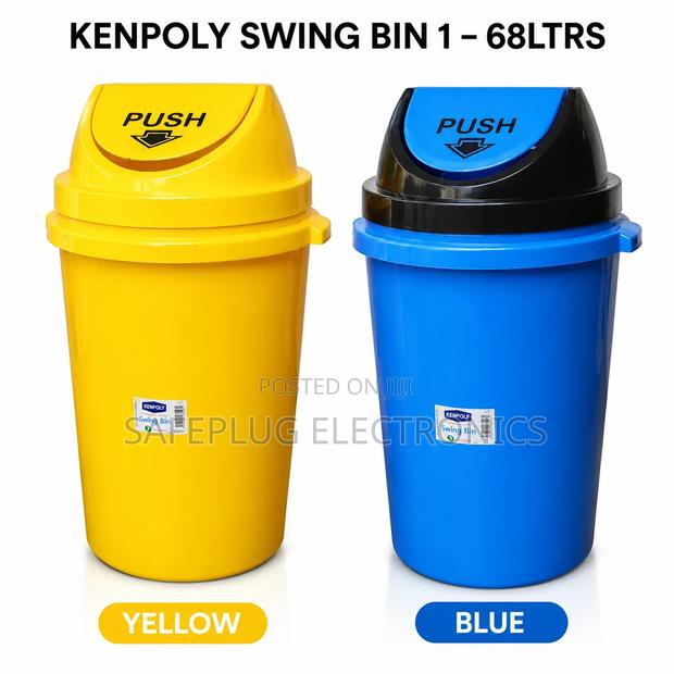 Kenpoly Swing Bin 68 Litres – Durable Waste Bin
