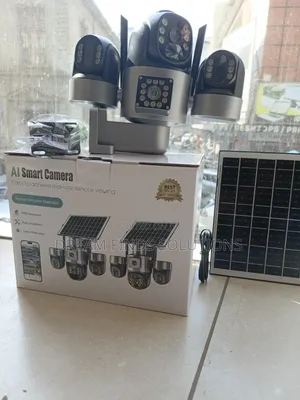 NovaSight 360: AI-Driven Multi-Lens Security Solar CCTV