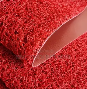 Red PVC Spaghetti Carpets