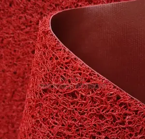 Red PVC Spaghetti Carpets