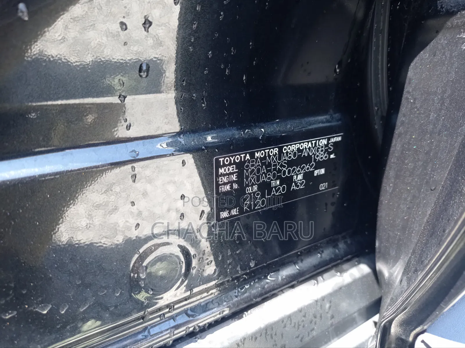 Toyota Harrier 2.0 2020 Black