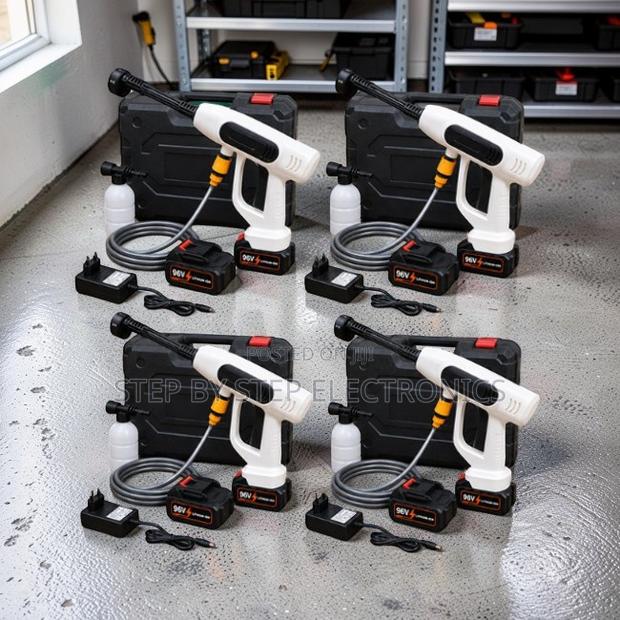 Portable High Flow Cordless POWERFUL High Pressure Car Washer Gun