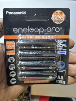 Panasonic Eneloop Pro AA 2550mAh Rechargeable Batteries – High Drain