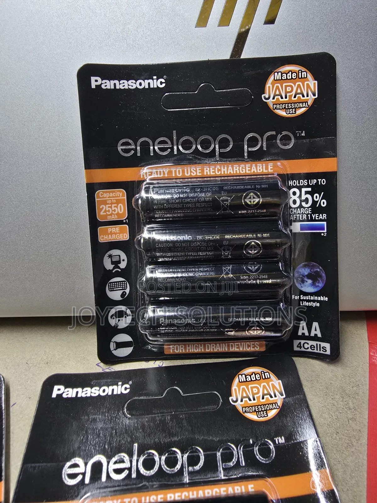 Panasonic Eneloop Pro AA 2550mAh Rechargeable Batteries – High Drain
