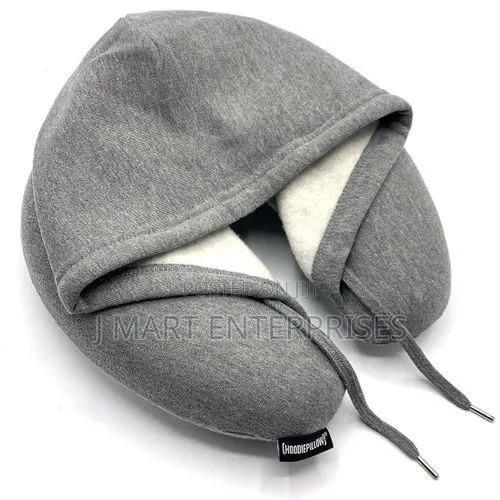 High Quality Microfiber Travel & Relaxing Neck Pillow With Hoodie