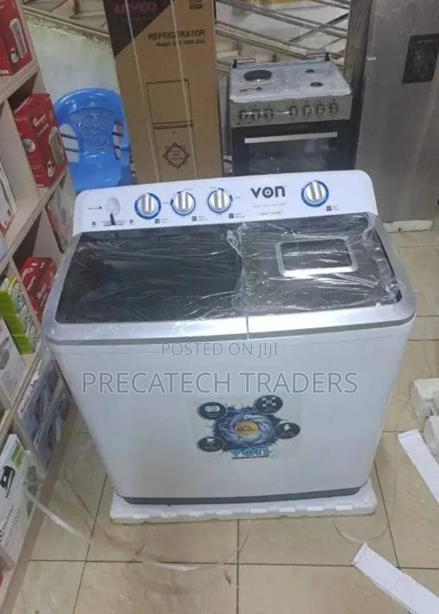 13KG Von Semi Automatic Washing Machine – Twin Tub - thumbnail 2