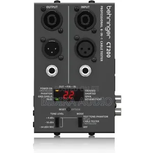 Behringer CT200 Microprocessor-Controlled 8-in-1 Cable Tester