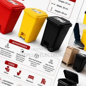 NEL Pedal Bin 30 Litres – Plain Waste Bin |