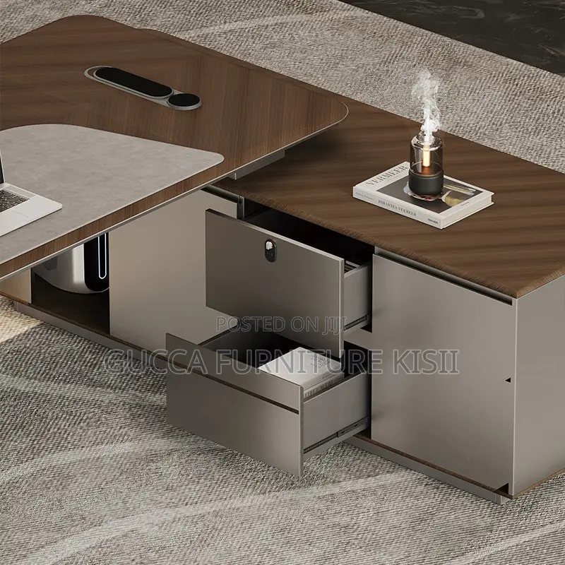 2000mm L-Shaped Executive Office Desk
