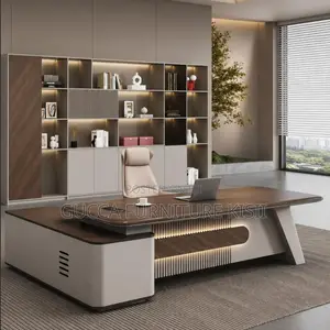 2000mm L-Shaped Executive Office Desk