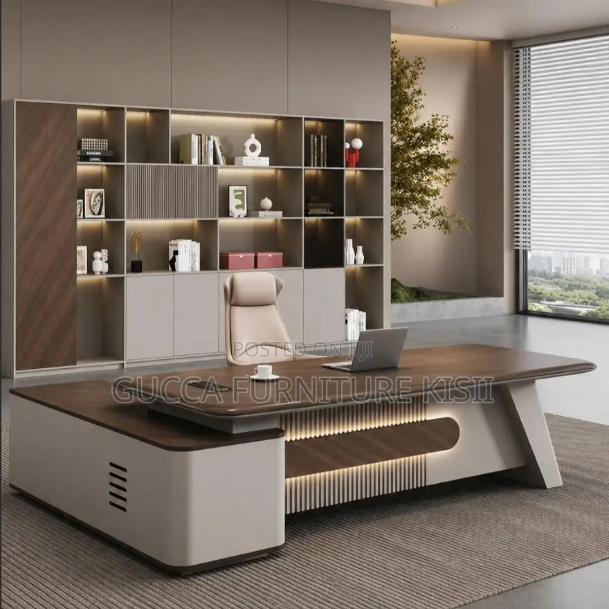 2000mm L-Shaped Executive Office Desk