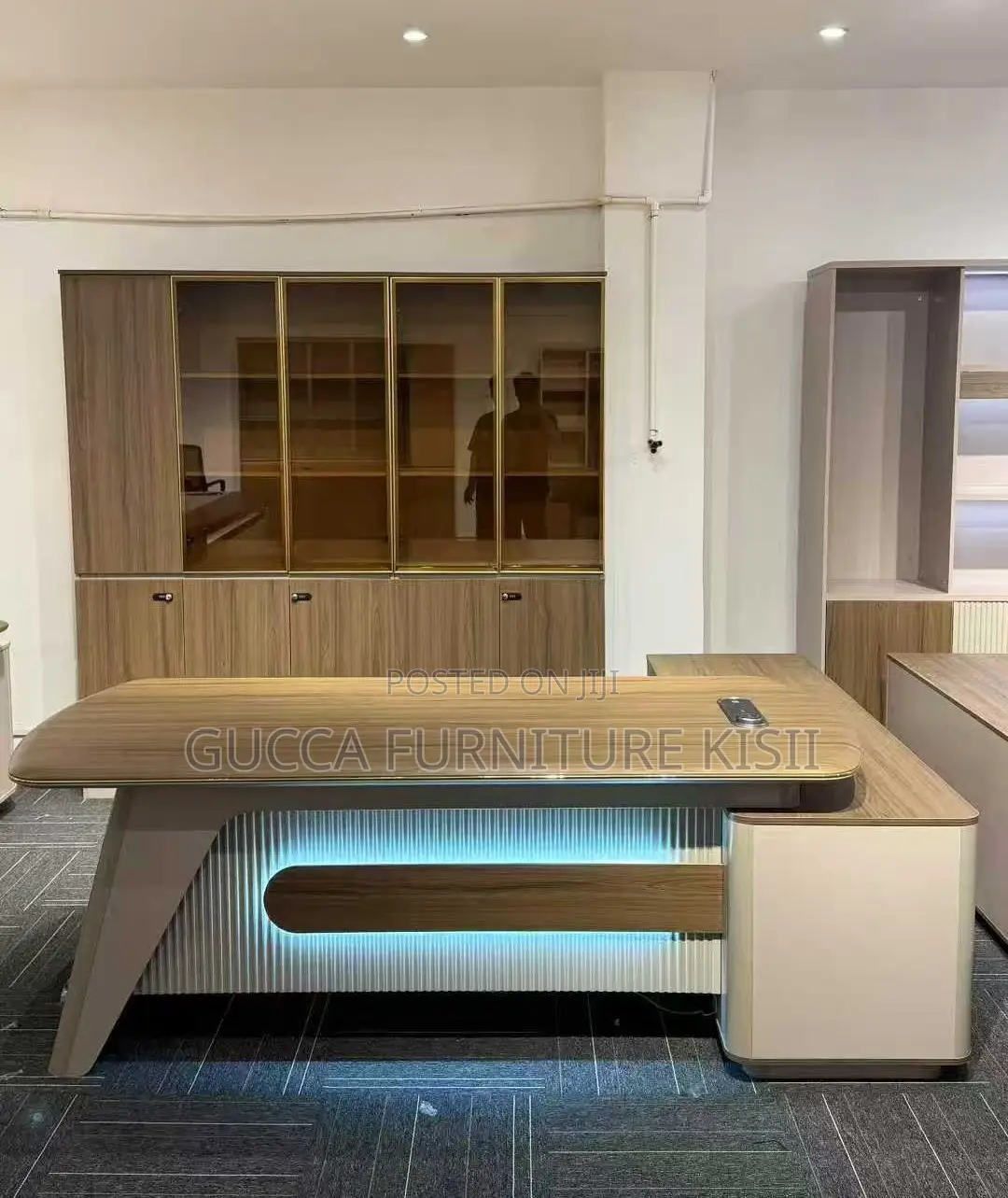 2000mm L-Shaped Executive Office Desk