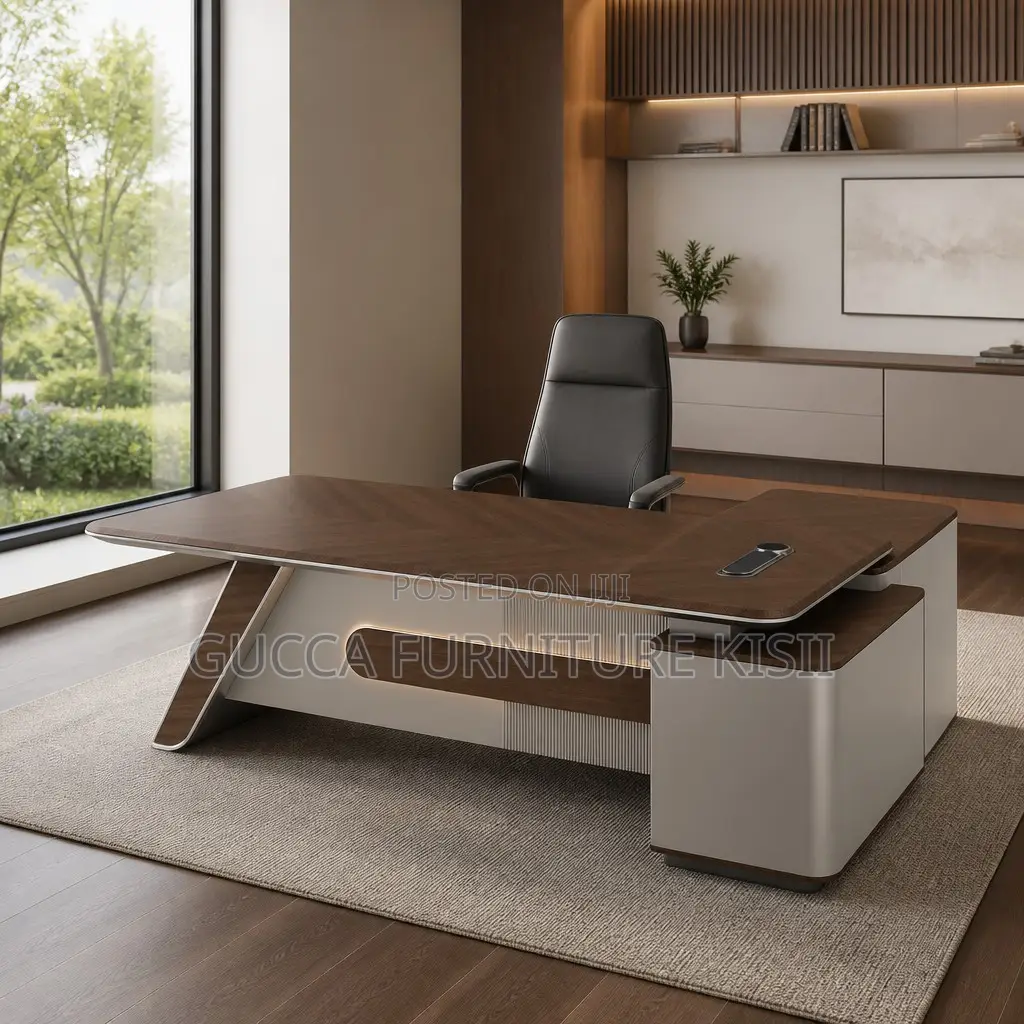 2000mm L-Shaped Executive Office Desk