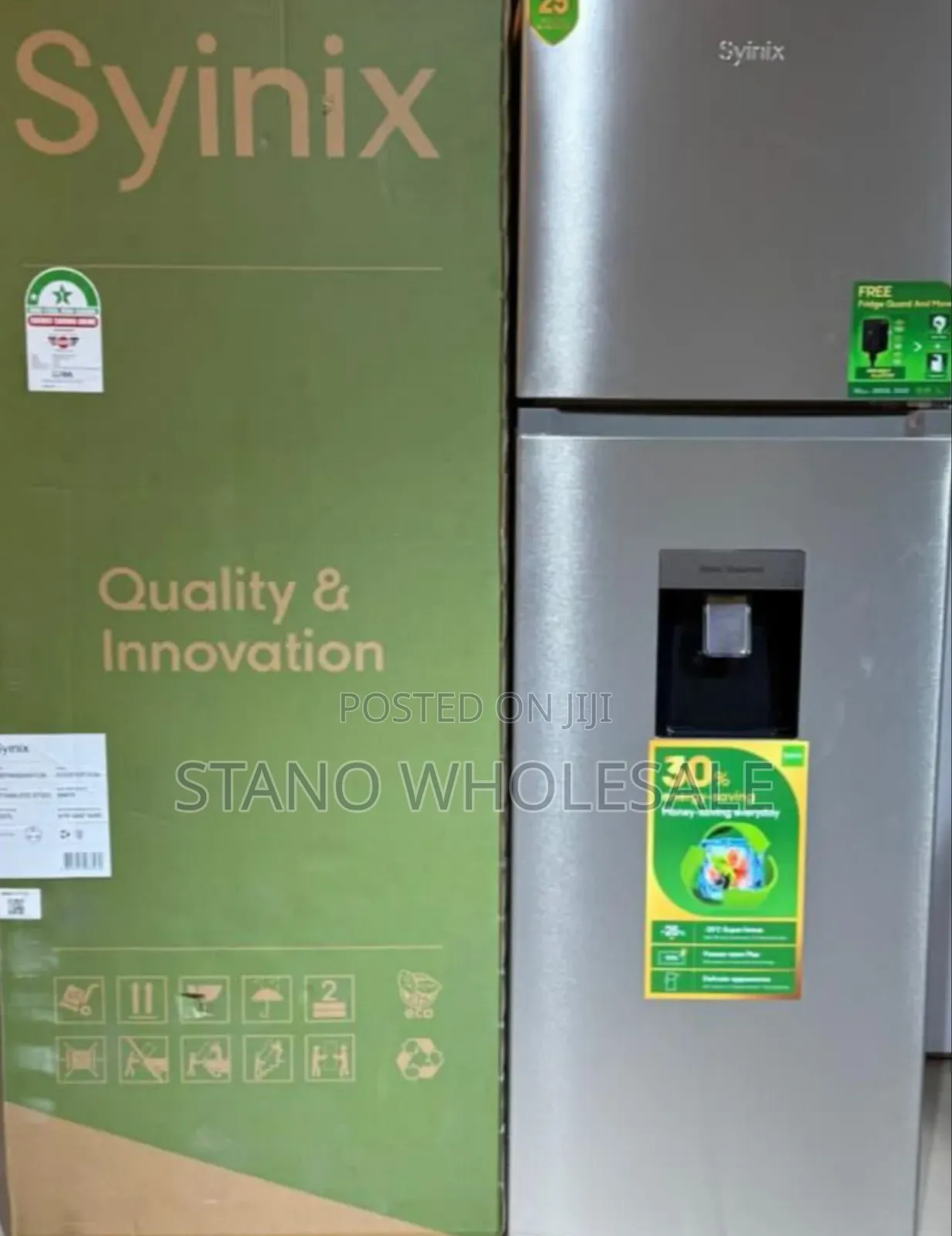 Syinix 275l Fridge With Dispenser