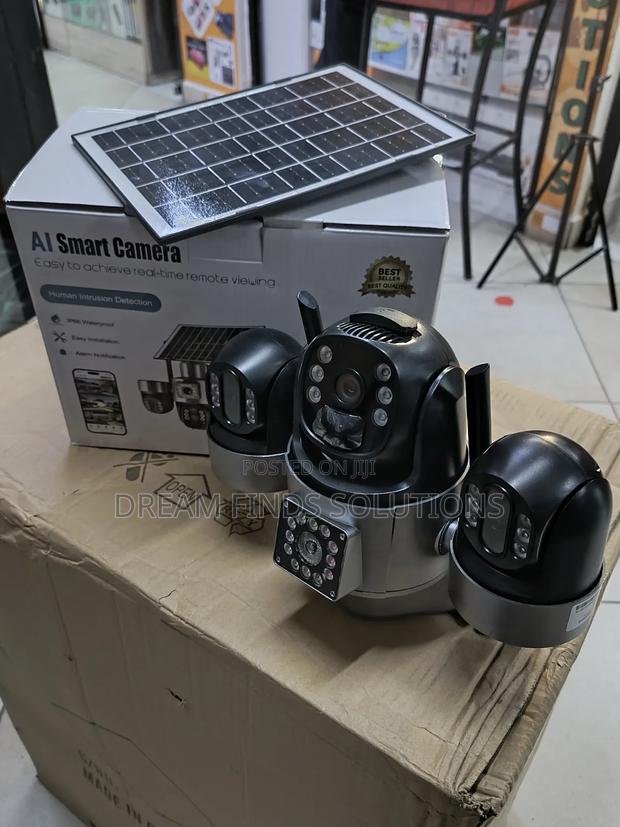 Aegis Tri-Lens: Solar-Powered Smart Camera..,🥰🥰