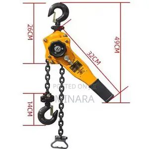 1 Ton Manual Lever Chain Hoist, 10ft Lift Ratchet Puller