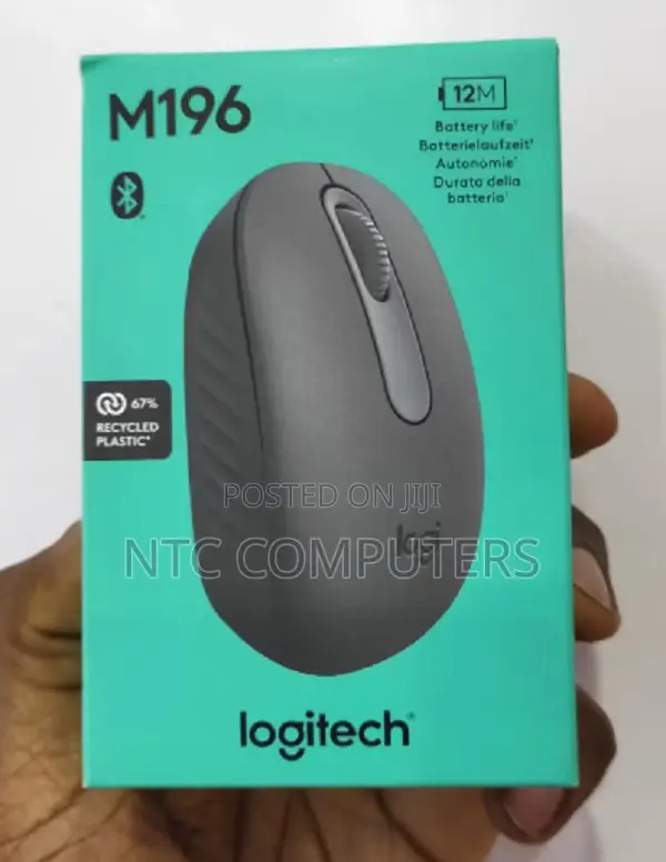 Logitech M196 Bluetooth Mouse – Graphite – 910-007459