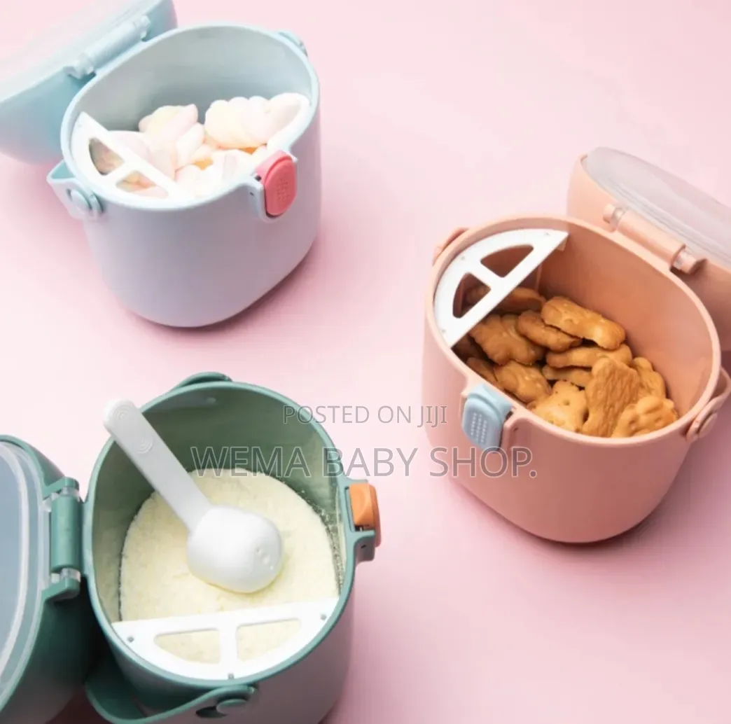 Portable Baby Formula Dispenser/Milk Powder Storage & Snack Container