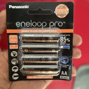 Panasonic Eneloop Pro AA 2550mAh Rechargeable Batteries 4pcs