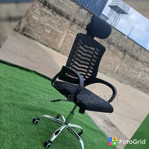 Office Chair With Headrest – Modern Executive Work & Study Chair 💼🔥