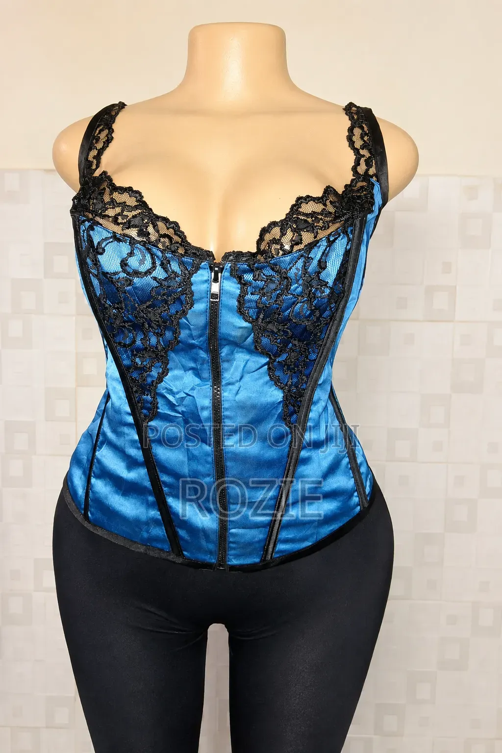 Stylish Women Corset Top | Satin Lace Bustier |
