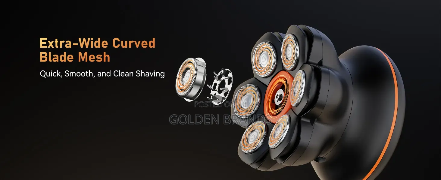 Pro MAXGROOM 7D Head Shaver for Bald Men, Waterproof Electric Razor
