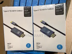 4K@30Hz 2m Type-C to HDMI Cable for Laptops, Phones, Monitors TVs