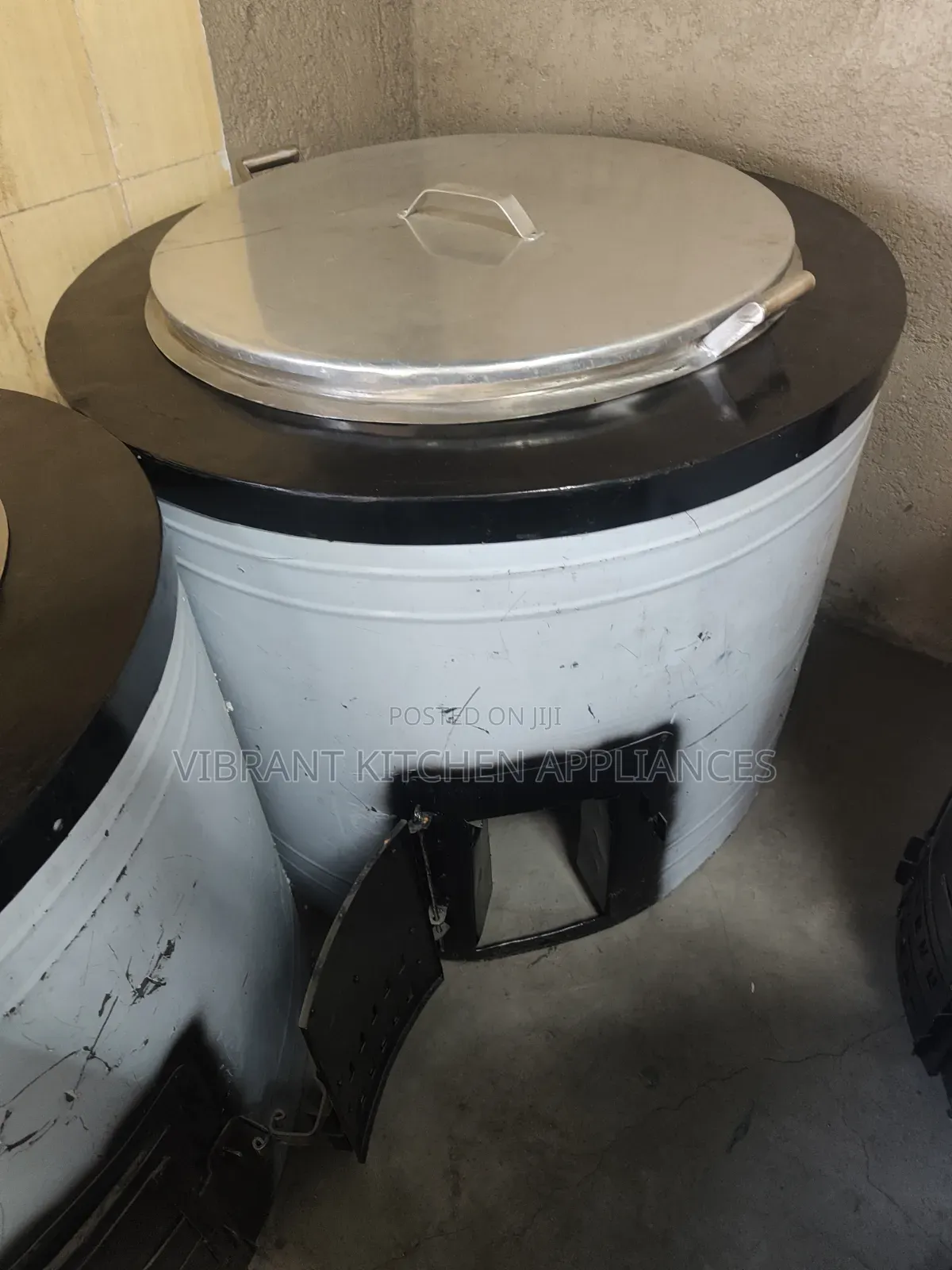 200 Litres Energy-Saving Firewood Jiko – Stainless Steel