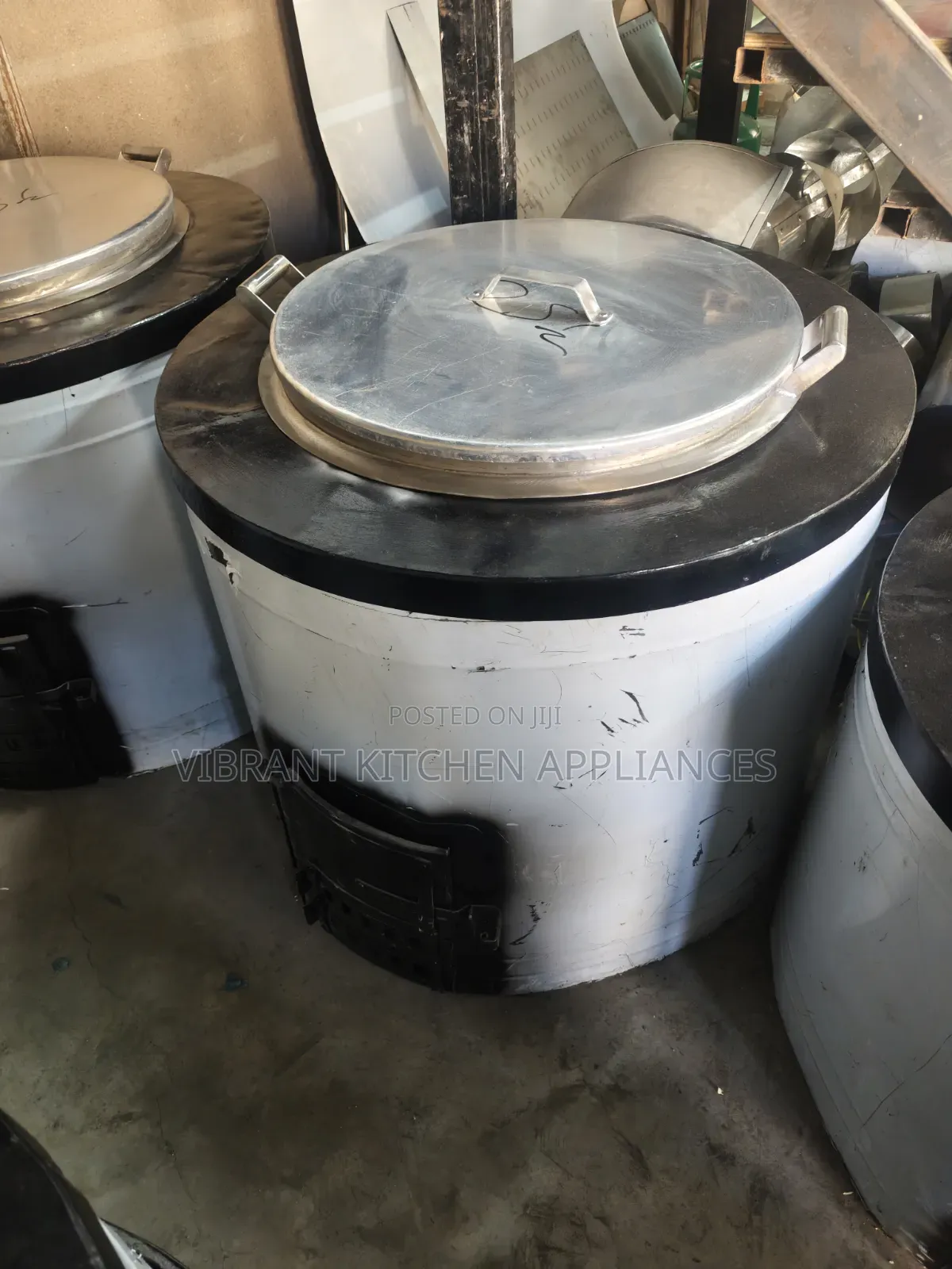100 Litres Stainless Steel Energy-Saving Firewood Jiko
