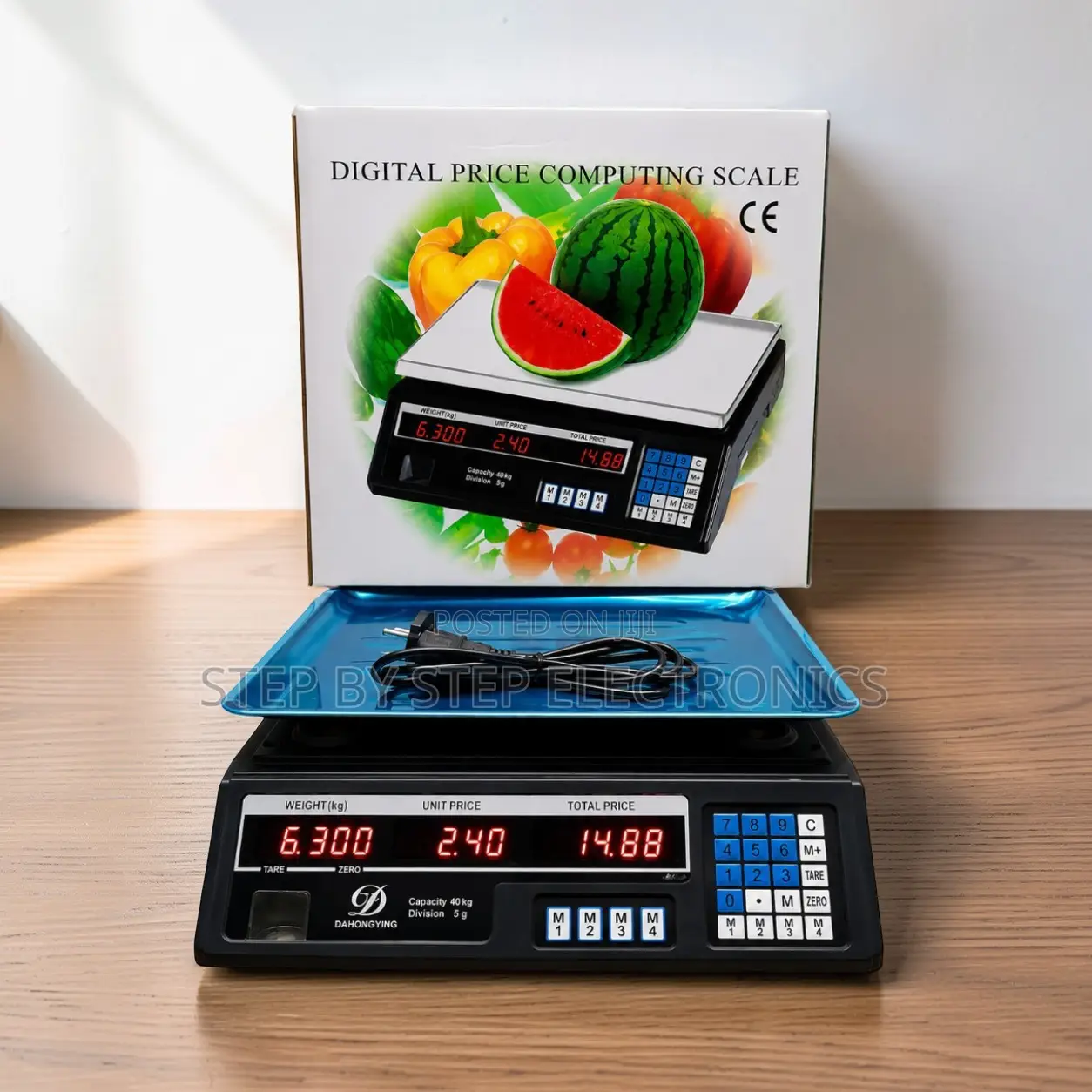 Heavy Duty Retail ACS 40 Digital Weighing Scale With Strong Platform