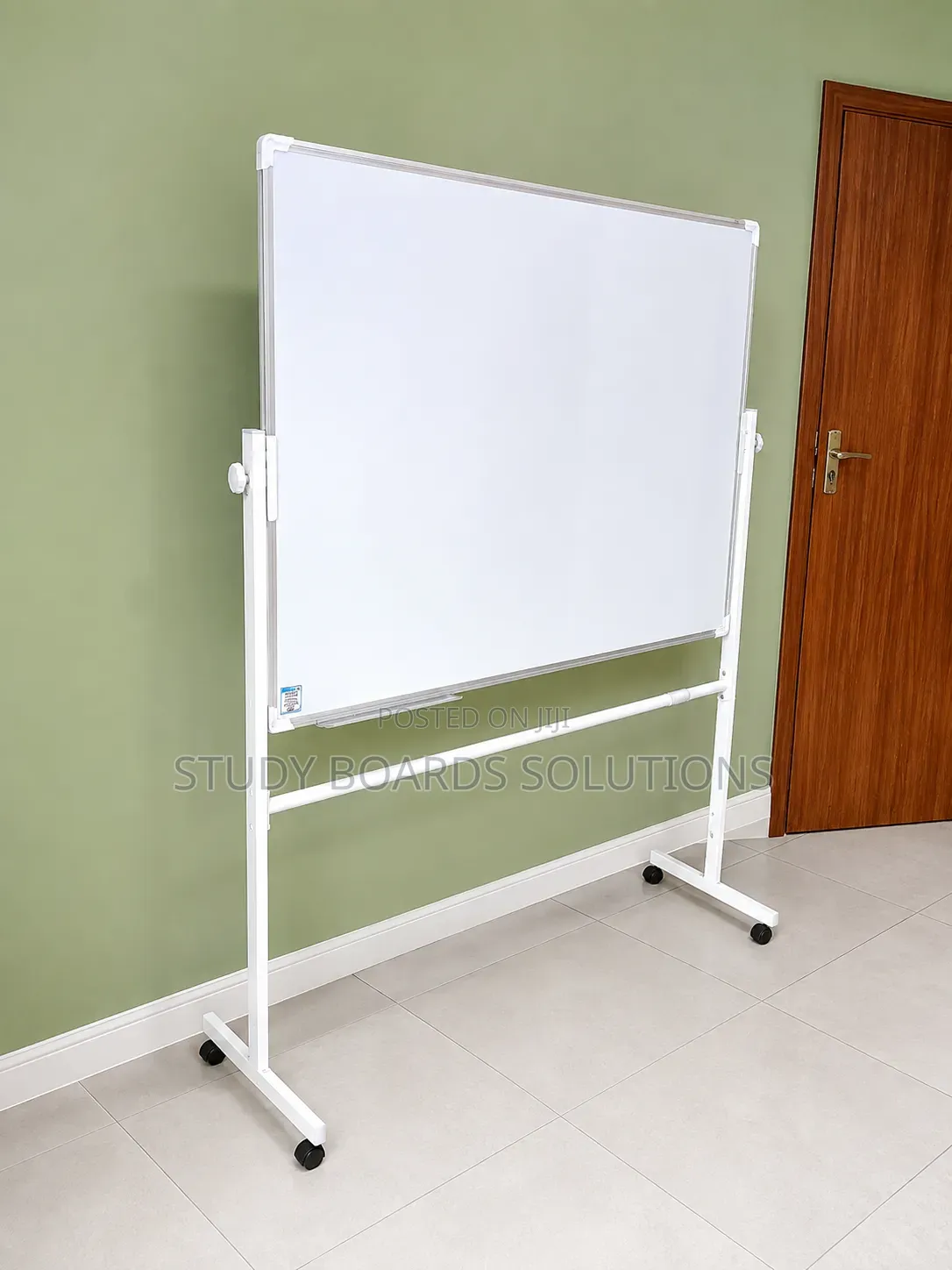 150×120cm Whiteboard With Portable Wheeled Stand–Large & Professional