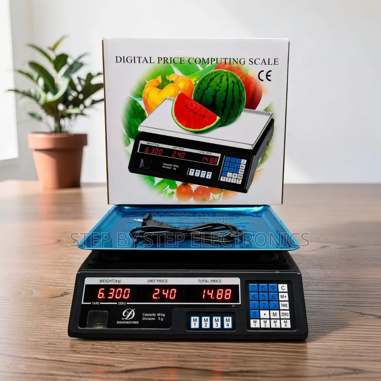Bright Display ACS 40 Digital Weighing Scale for Grocery Stores
