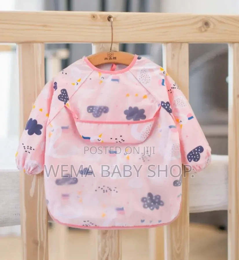 🧸 Waterproof Baby Feeding Bib (Full Sleeve) 👶