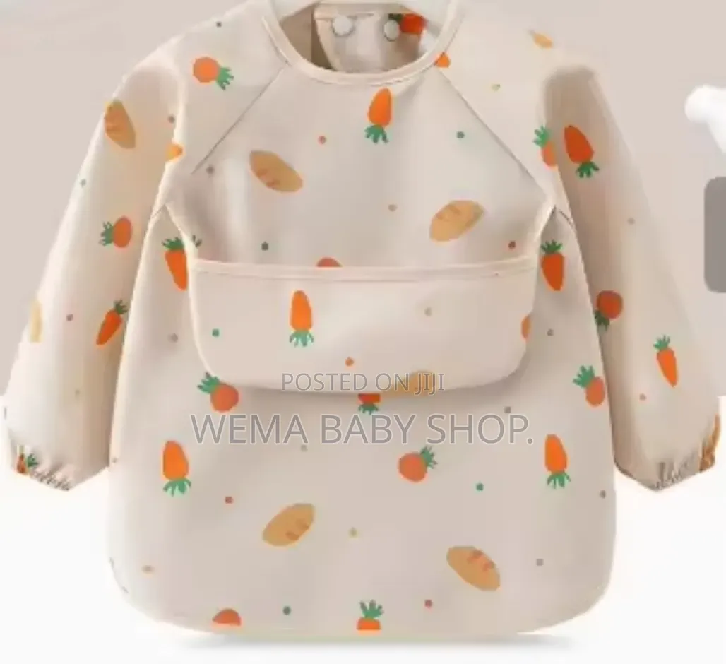 🧸 Waterproof Baby Feeding Bib (Full Sleeve) 👶