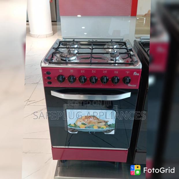 Ramtons EB303 4-Burner Gas Cooker – 50×50cm Freestanding Cooker