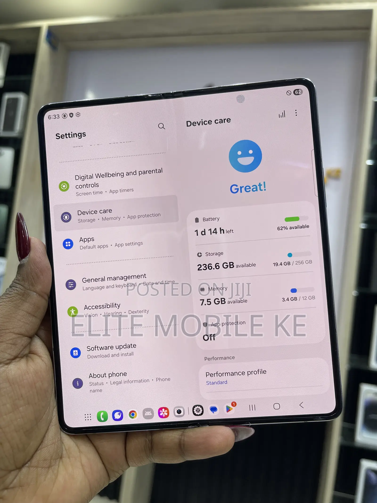 Samsung Galaxy Z Fold 5 256 GB Blue