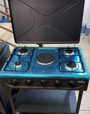 Olelon 4 +1 Standing Cooker With Shelves