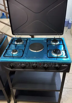 Olelon 4 +1 Standing Cooker With Shelves