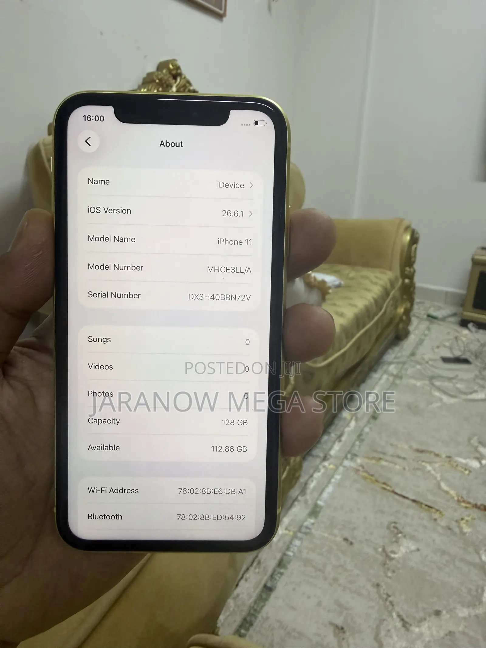 Apple iPhone 11 128 GB Yellow